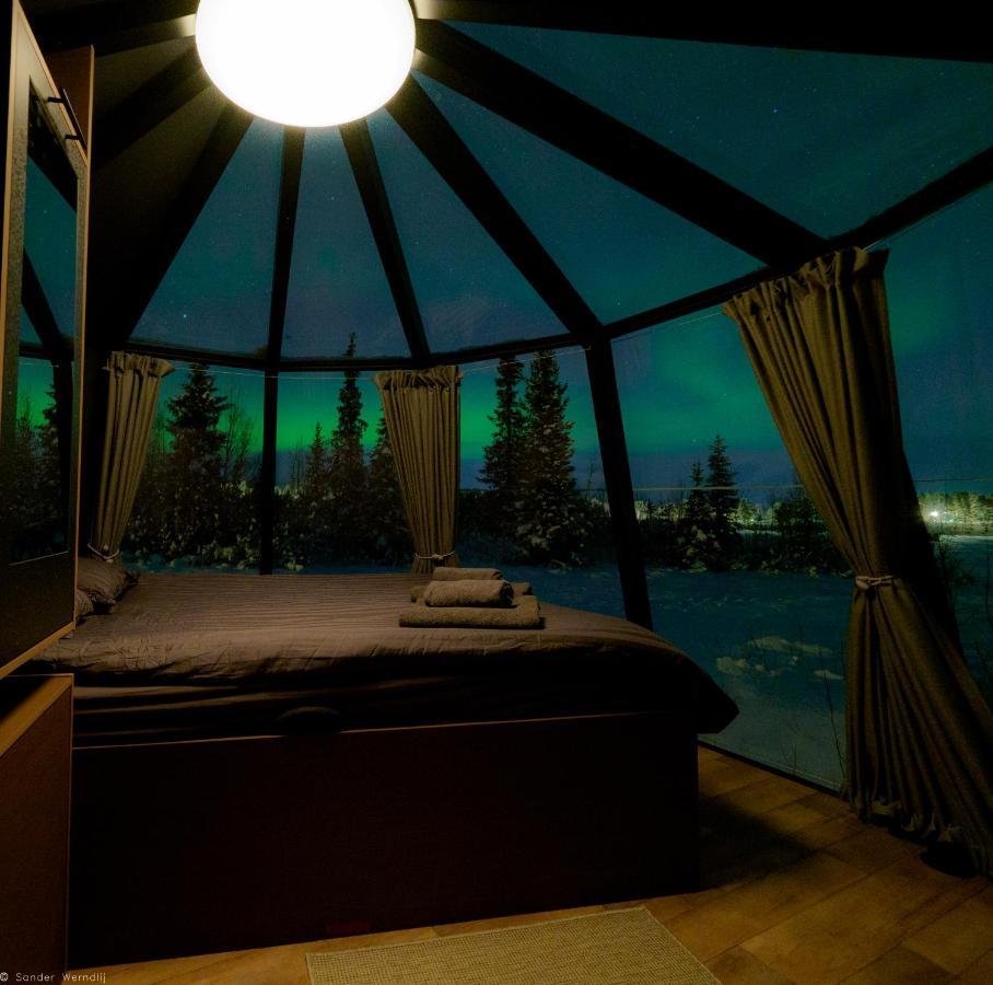 Aurora River Camp Glass Igloos & Cabins Kiruna község Kültér fotó