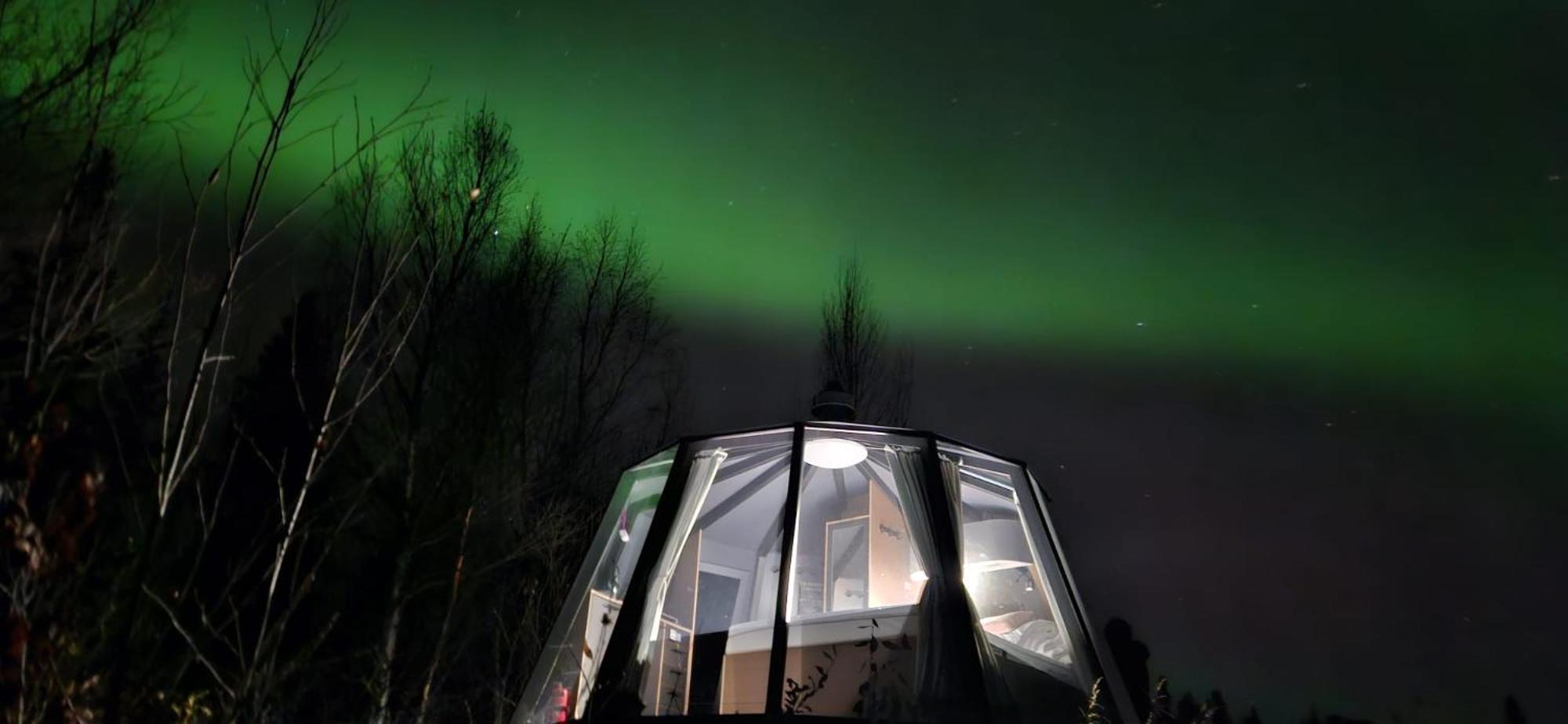Aurora River Camp Glass Igloos & Cabins Kiruna község Kültér fotó
